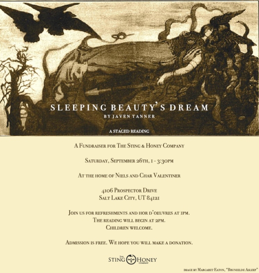 Sleeping Beauty's Dream Fundraiser Invitation